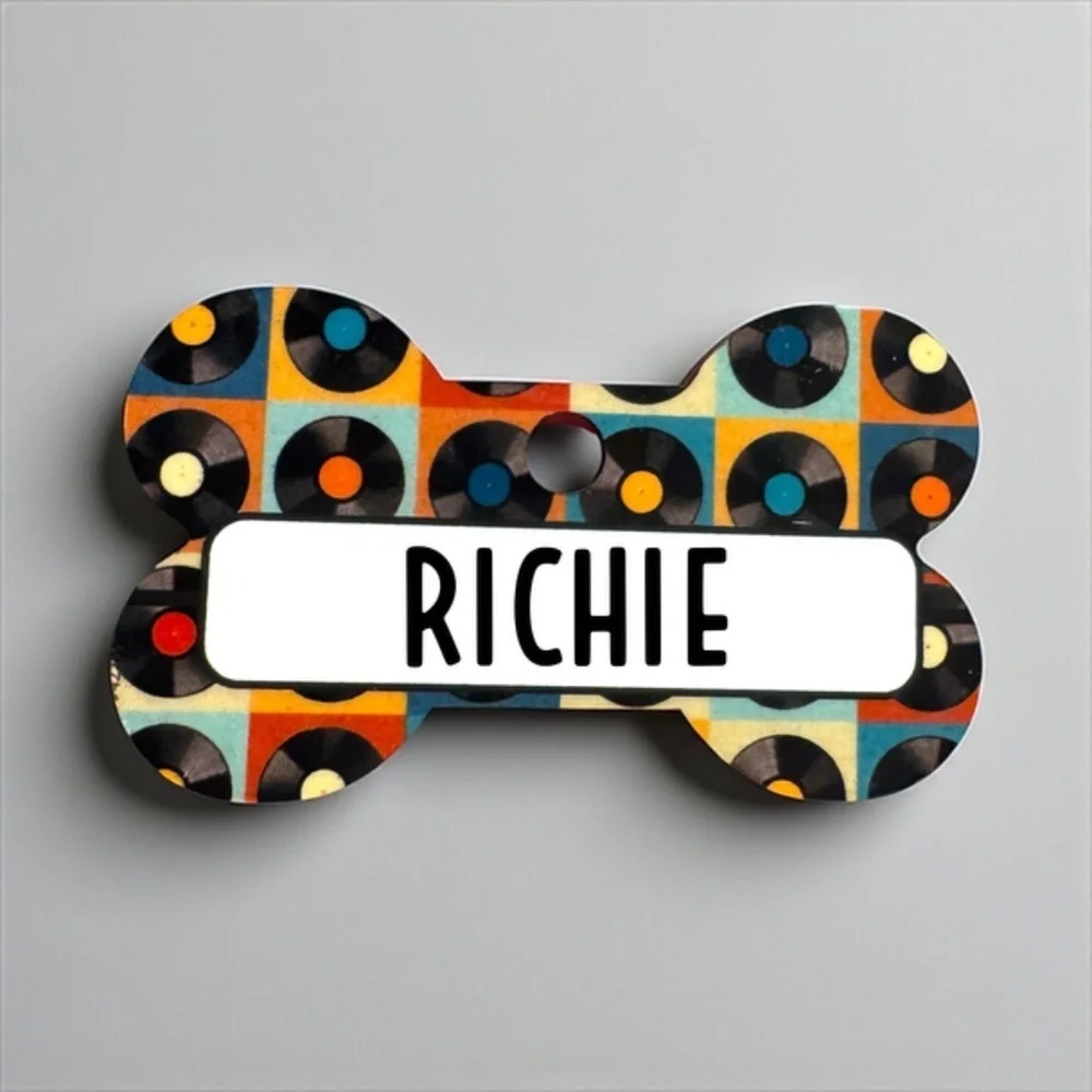 Paw-some Personalized Pet ID Tags: Make Them Unique! Double-sided I Handmade